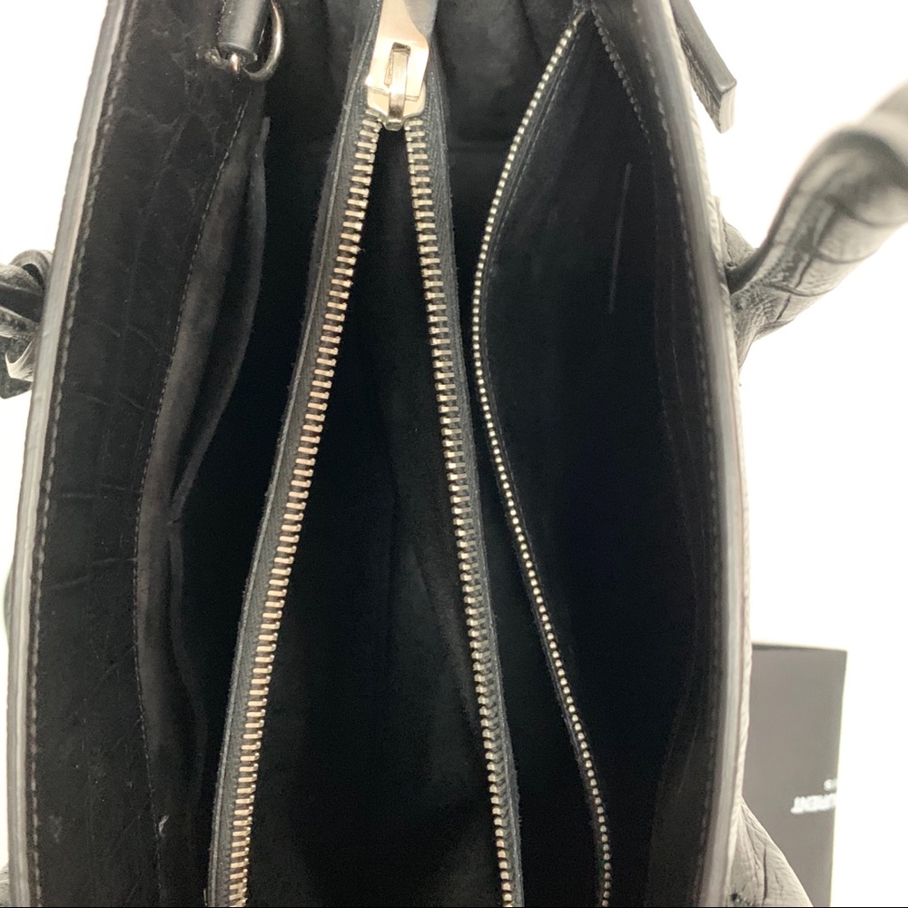Saint Laurent Small Croc Embossed Sac de Jour - Picture 11 of 14
